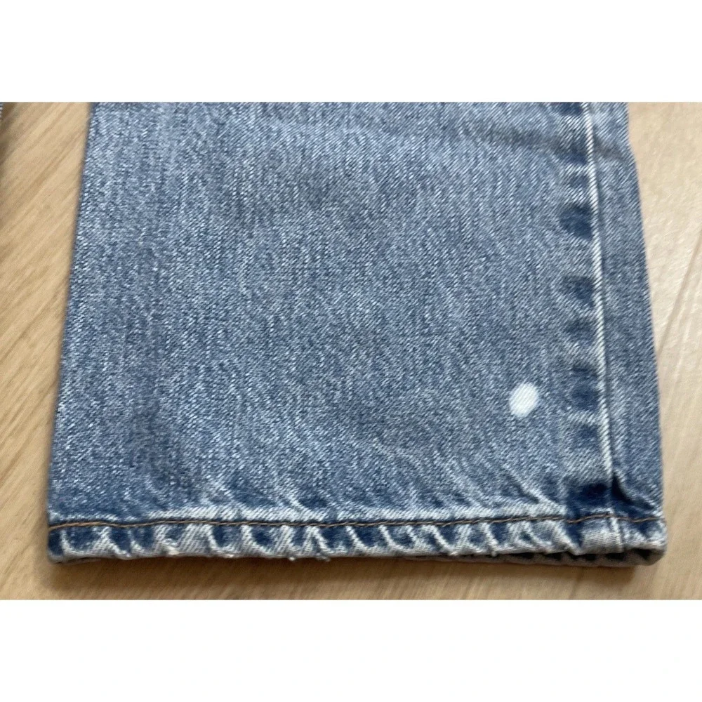 Levi's 505 Denim Jeans Men's 36x30 Regular Fit Straight Leg Med Wash Relaxed 2